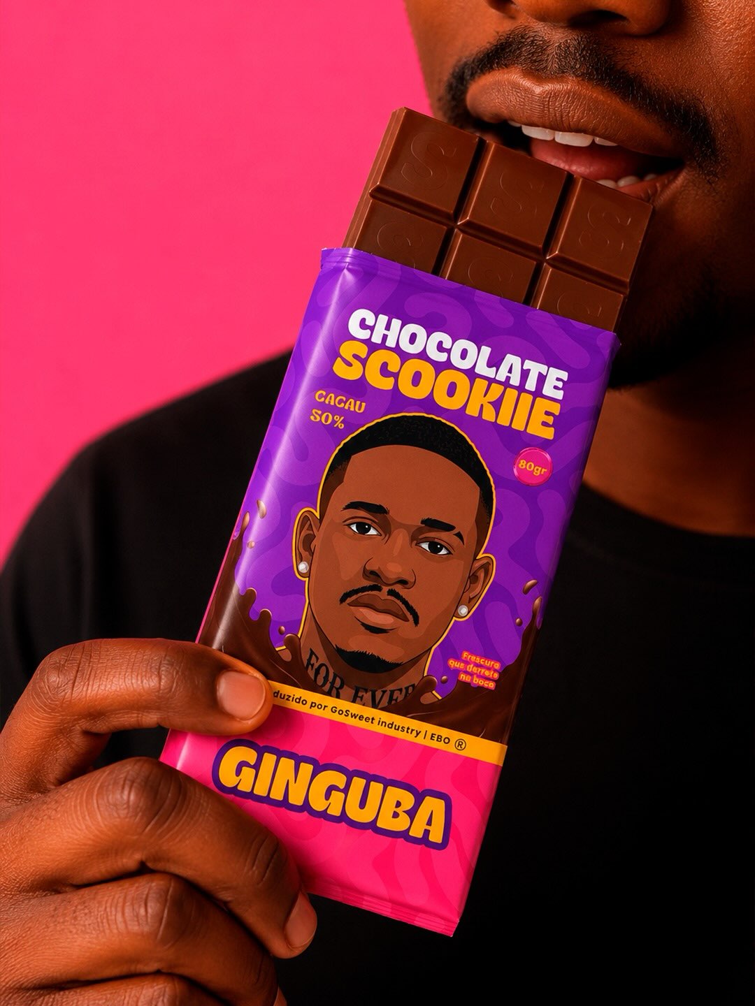 Chocolate Scookiie Ginguba — o sabor que se sente